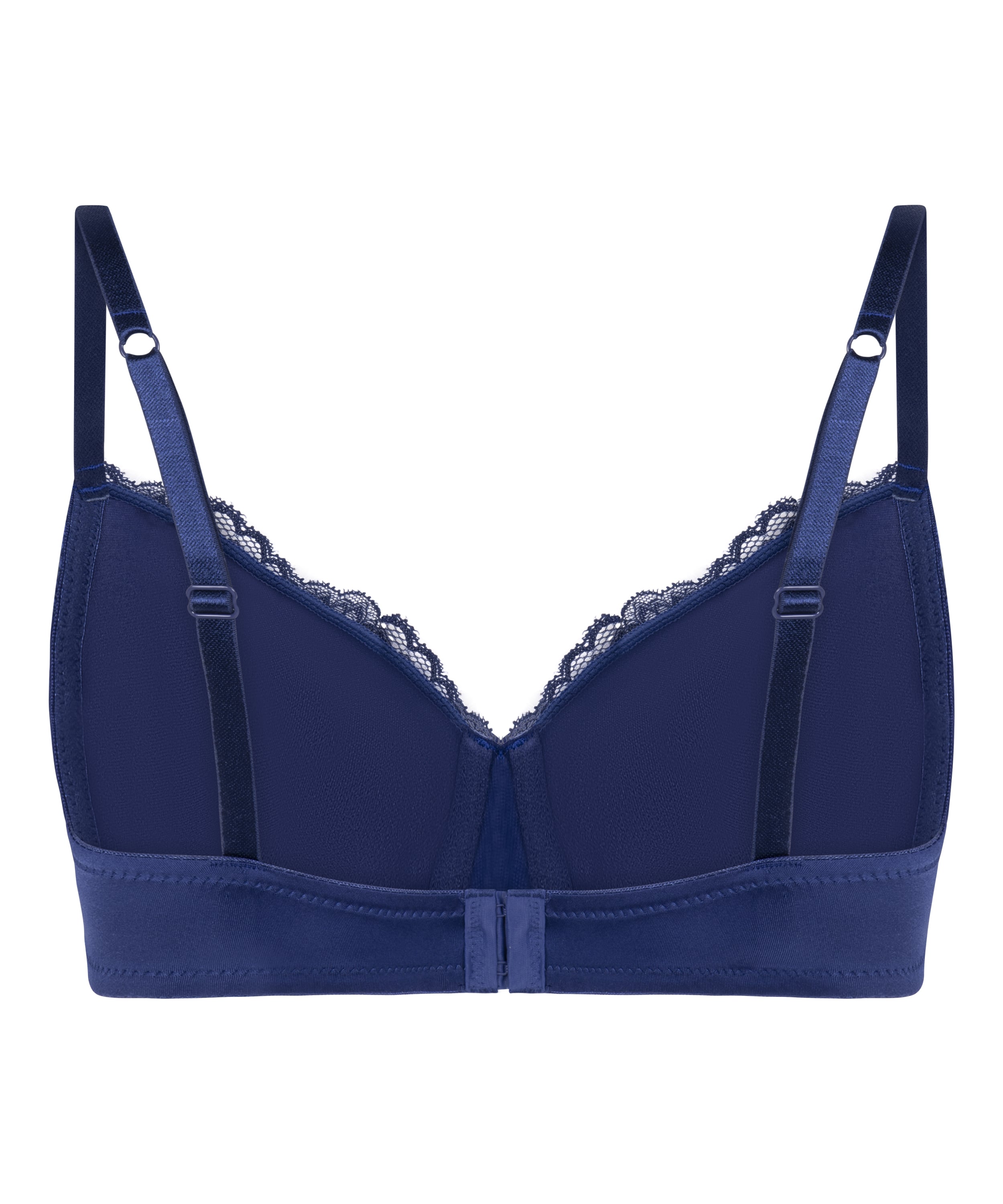 Lace & Shine Padded Underwired Bra, Blue, main