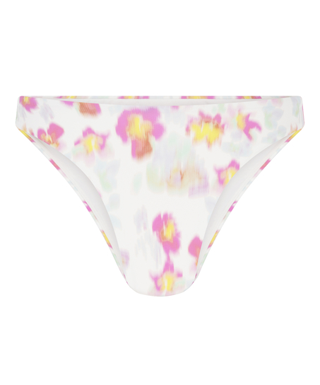 Madeira High-Leg Bikini Bottoms, Pink