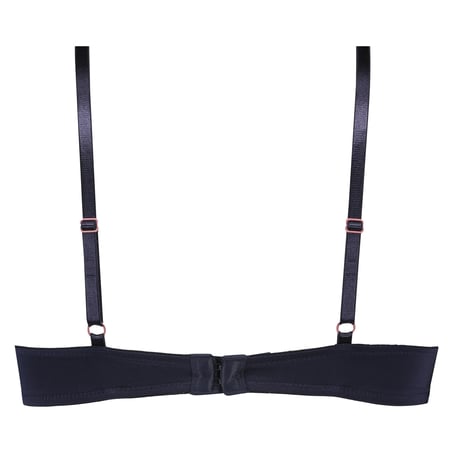 Plunge Padded Underwired Bra, Blue