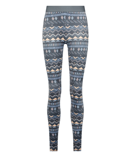 Velour Leggings, Blue