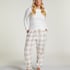 Flannel Pyjama Pants, Beige