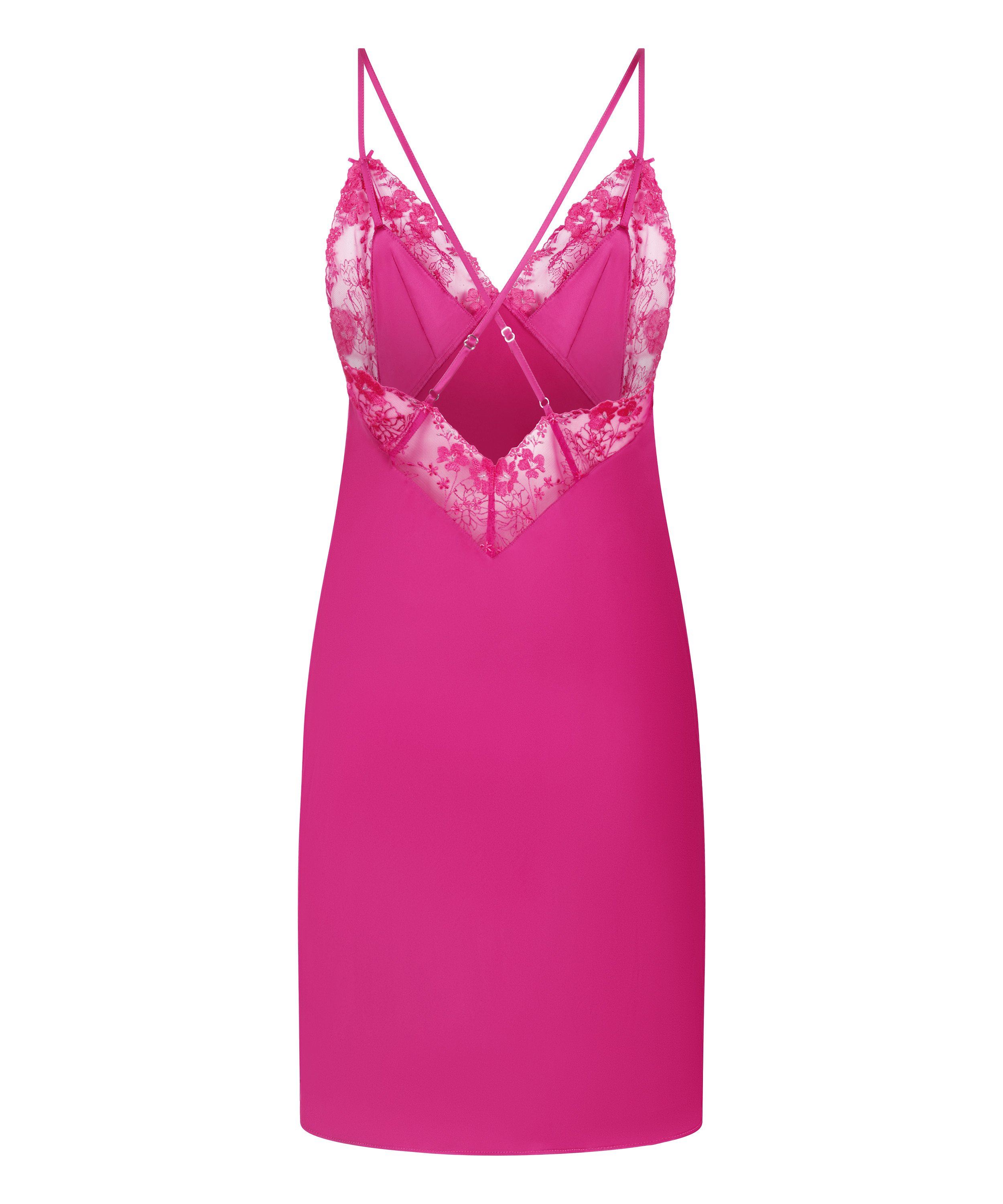 Peonie Slipdress Satin, Pink, main