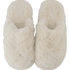 Fake Fur Slippers, White