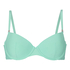 Luxe Padded Underwired Bikini Top, Green