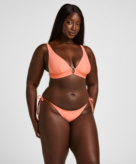 Triangle Bikini Top Luxe, Orange