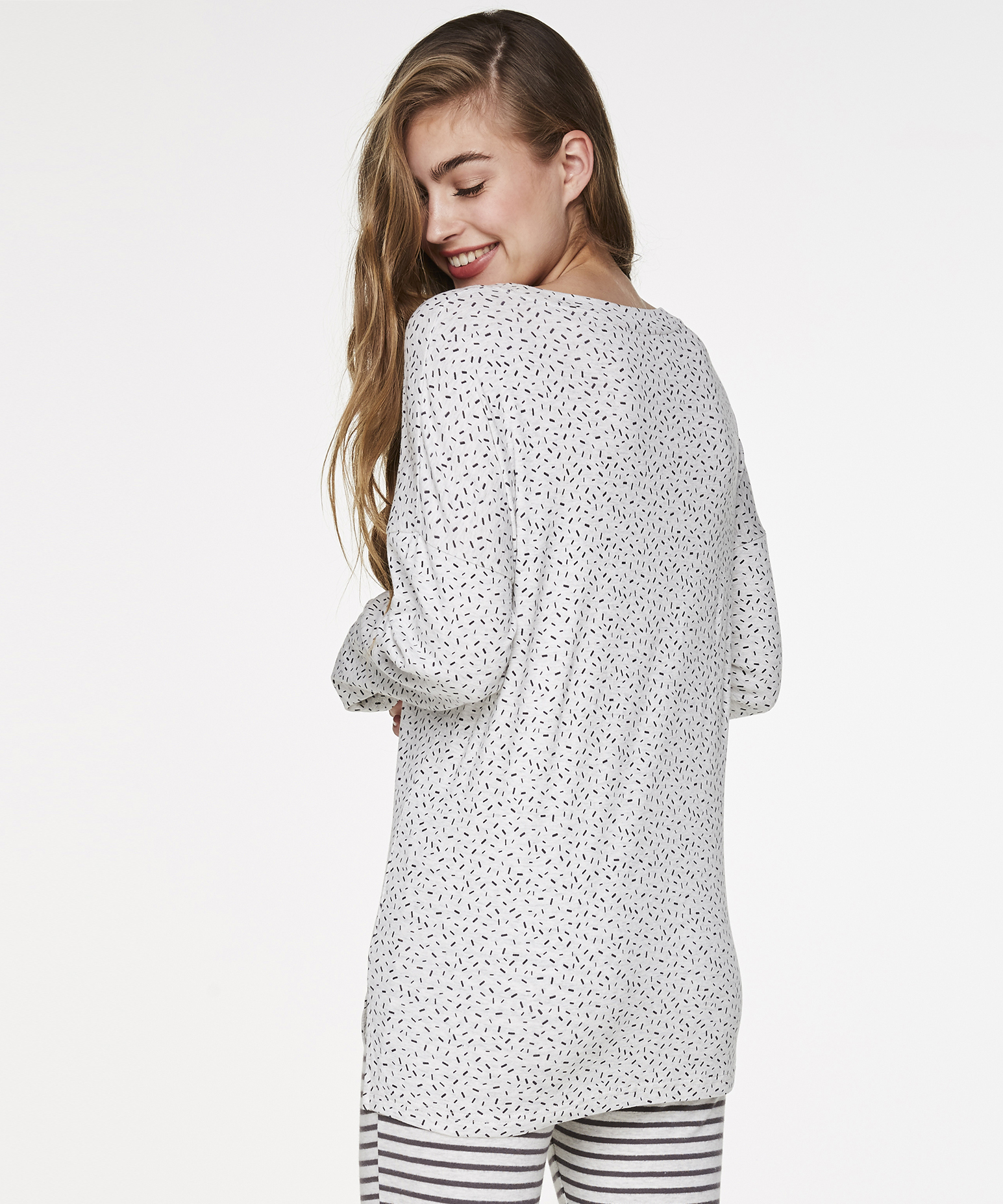 Racoon Jersey Top, Gray, main