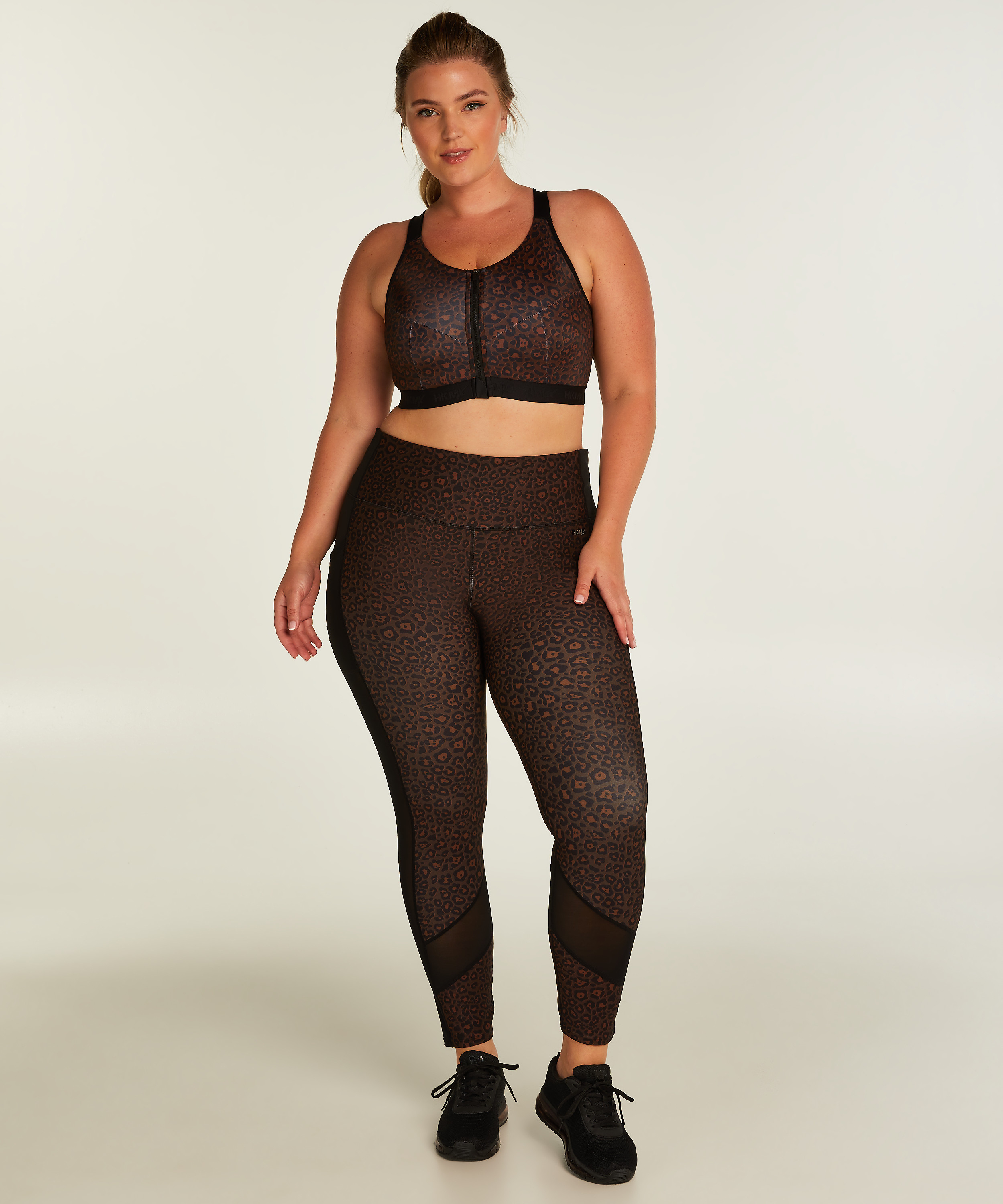HKMX Oh My Squat High Waisted Leggings, Brown, main