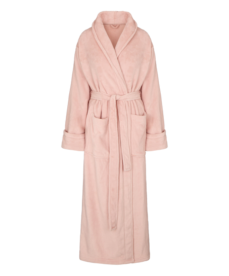Soft Fleece Bathrobe, Pink