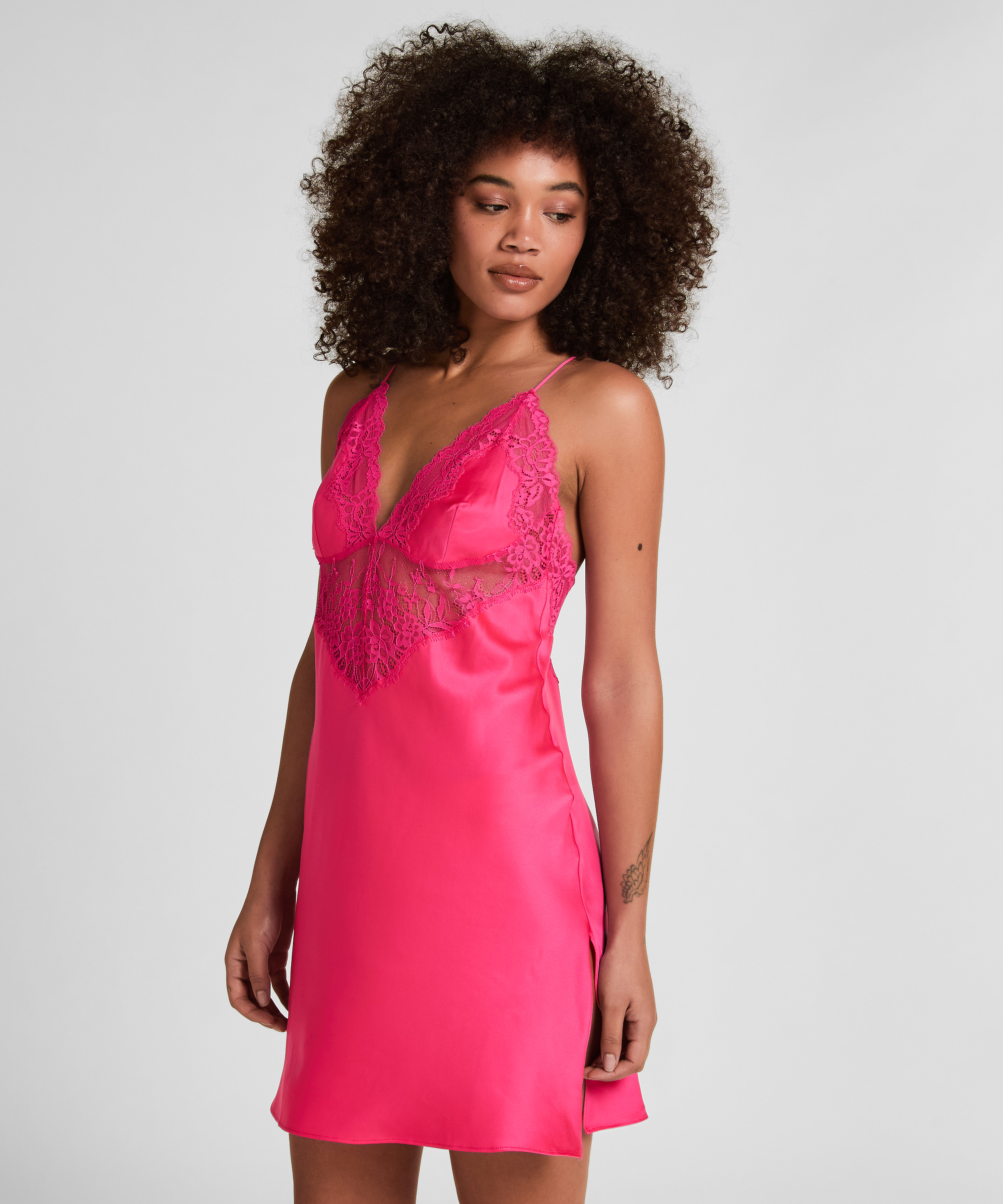 Slipdress Gabrielle, Pink, main