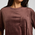 Top Velours Pocket, Green