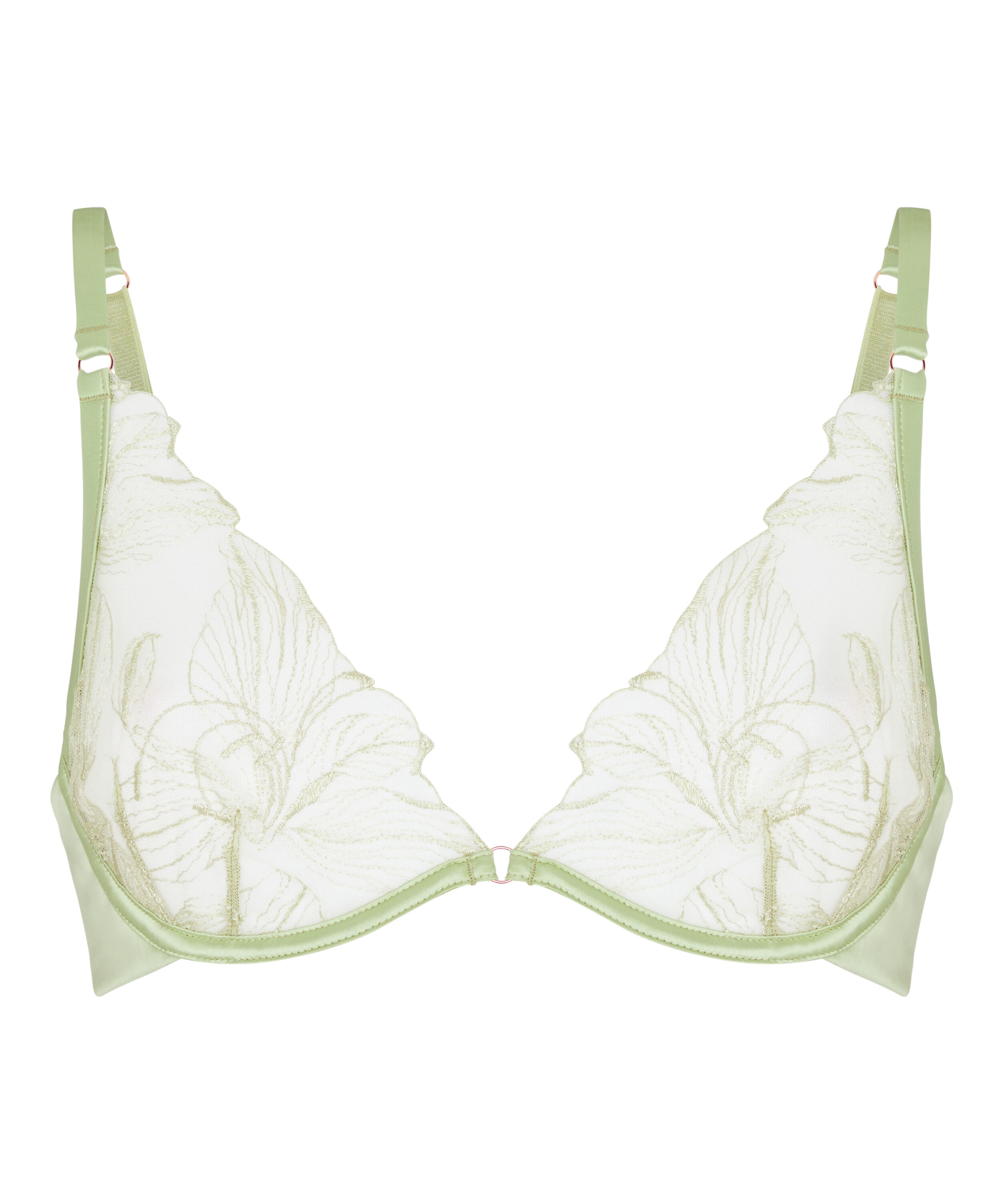 Non-Padded Underwired Bra Ellen, Green