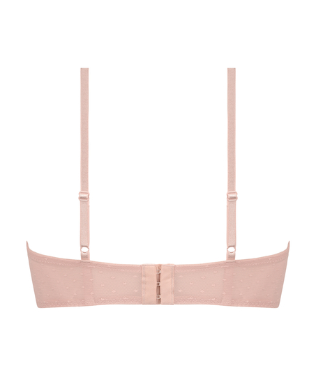 Juliette Padded Longline Underwired Bra, Pink