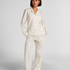Pyjama Set Cotton Hearts, White