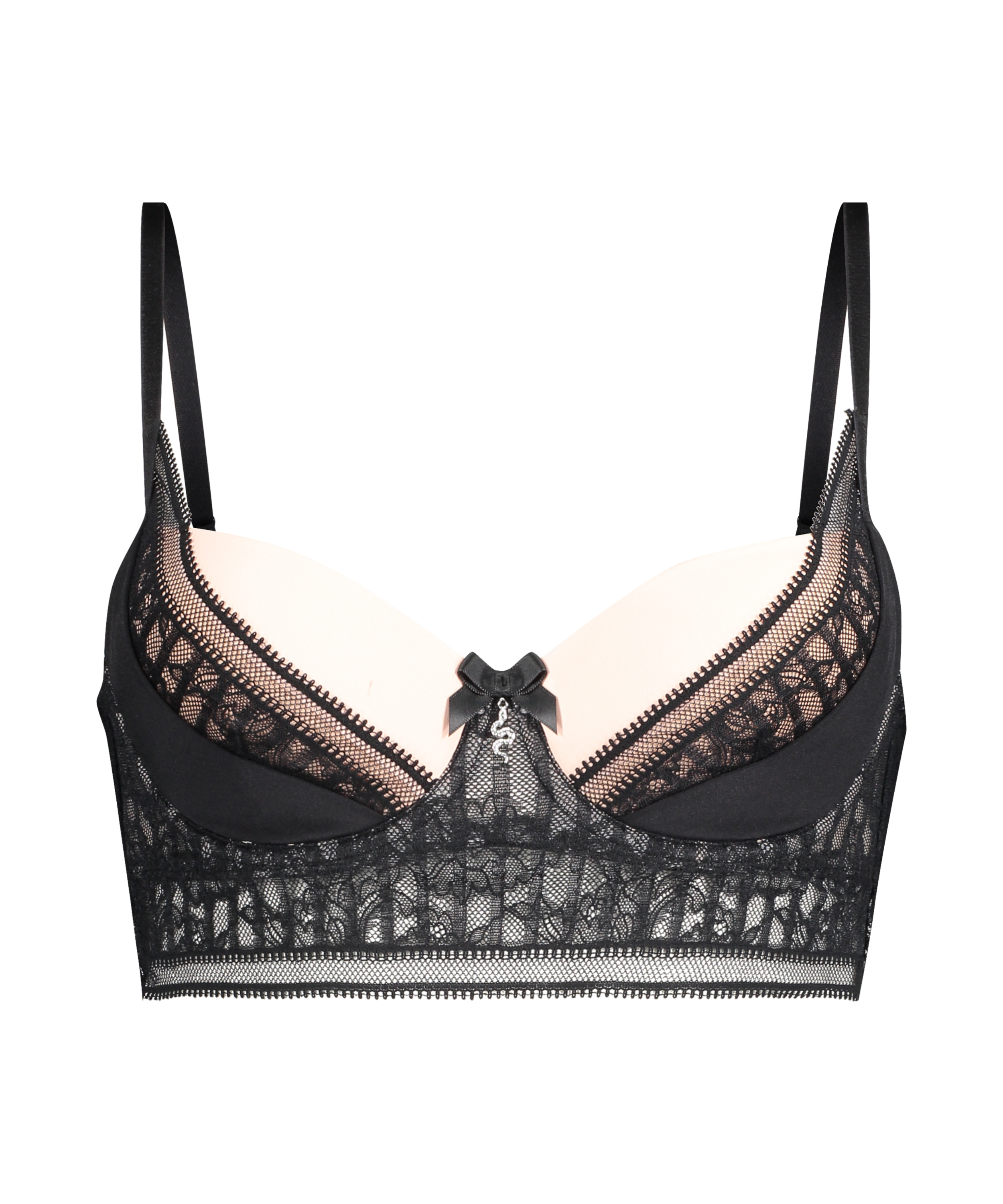Evita padded underwired bra I AM Danielle, Black, main