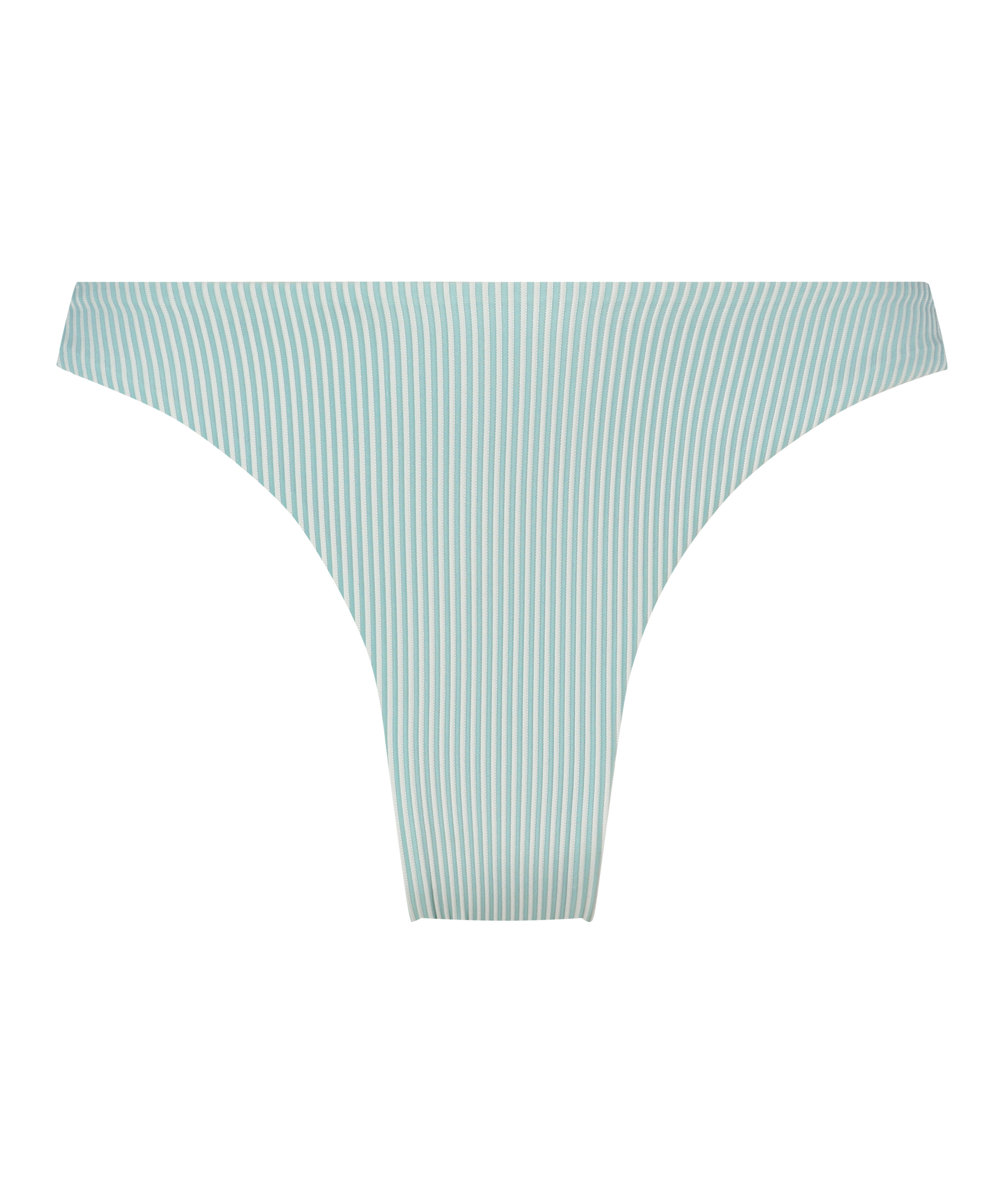 Fiji High-Leg Bikini Bottoms, Blue, main