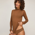 super soft Turtleneck shirt with Cashmere, Brown