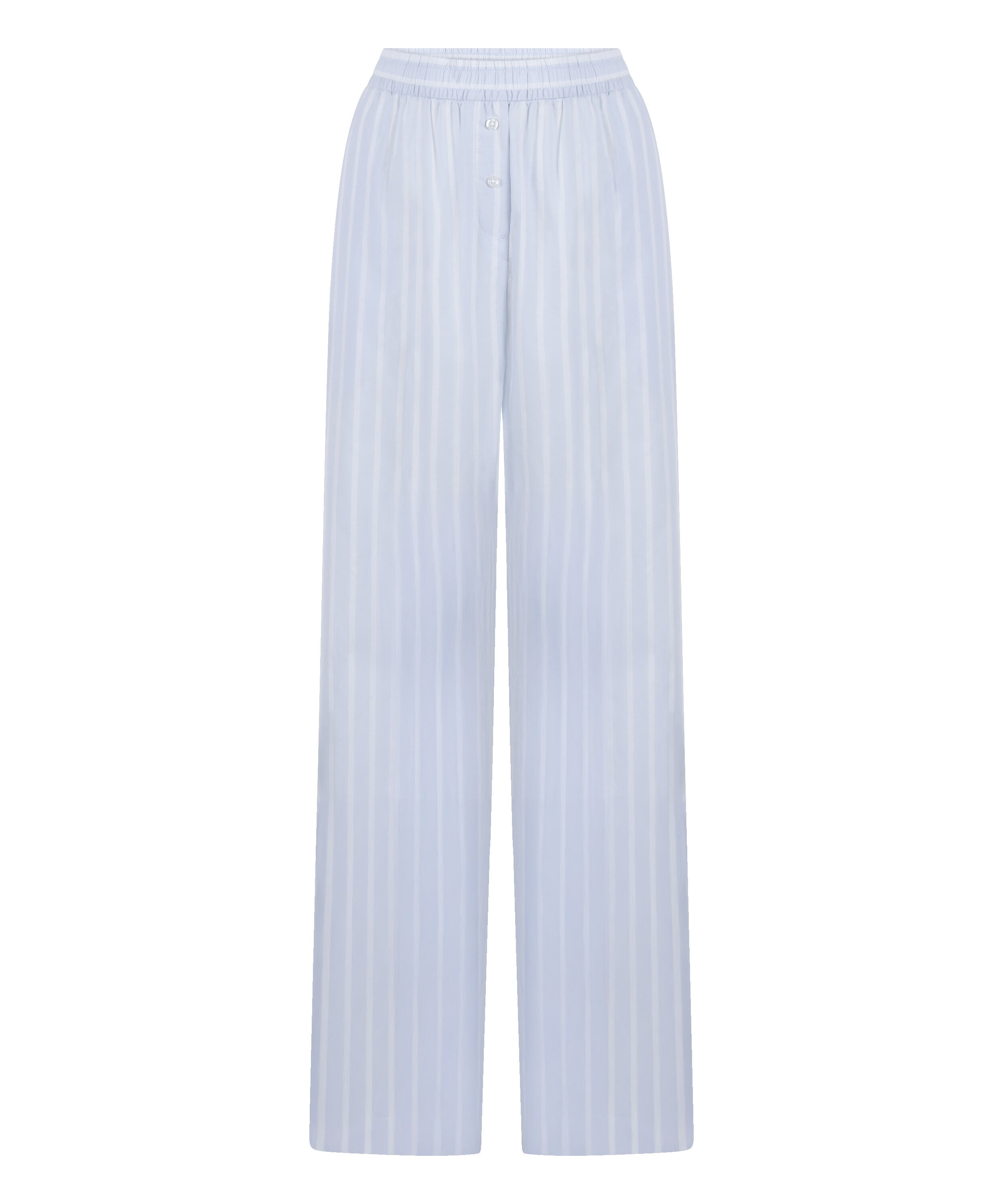 Pant Woven Cotton Stripe, Blue