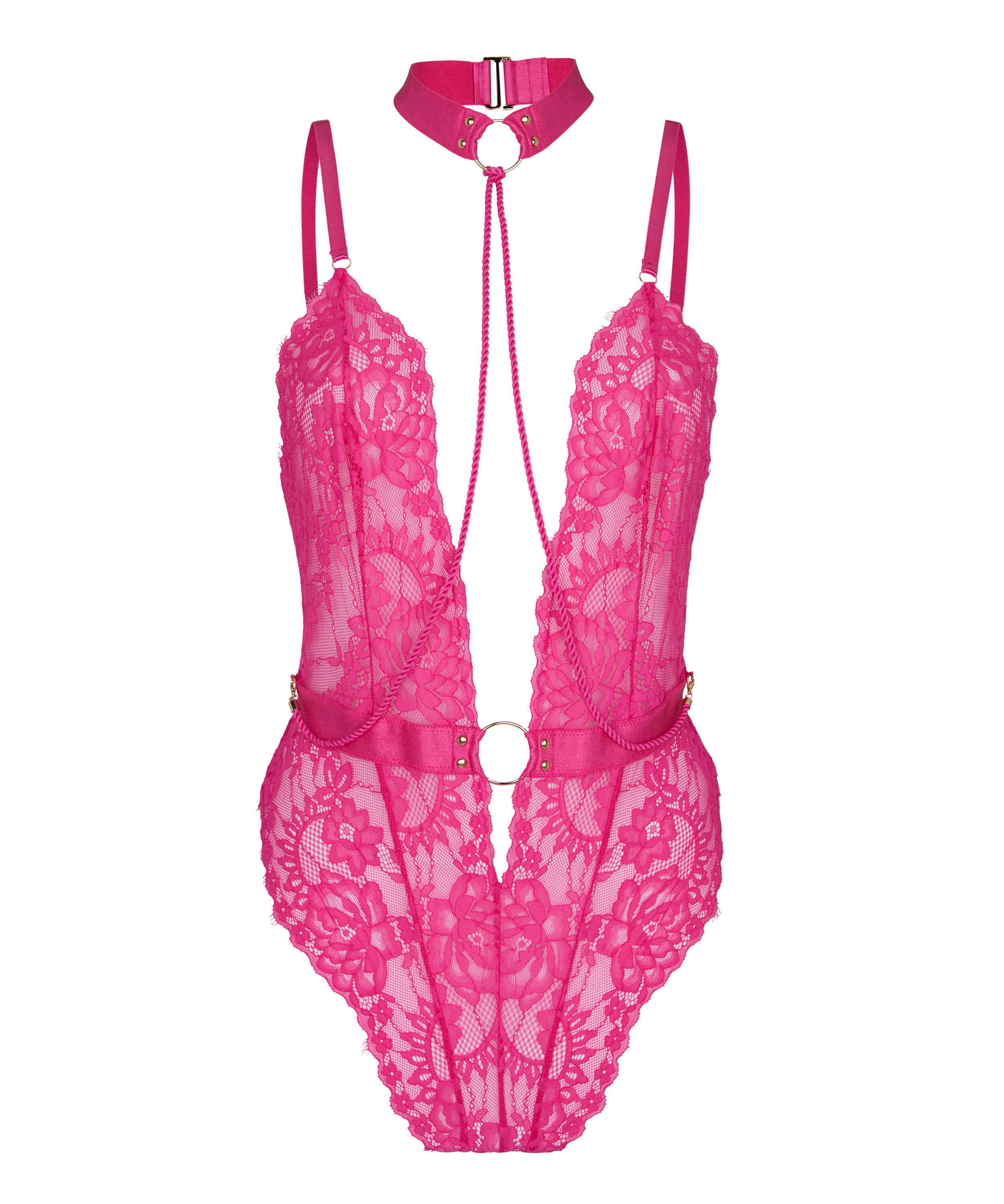 Private Brandy body open crotch, Pink