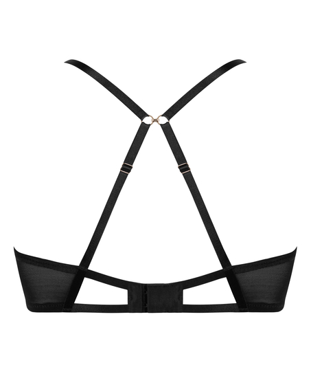 Cinnamon Non-Padded Underwired Bra, Black