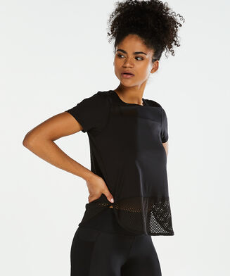 HKMX T-shirt Performance Mesh, Black