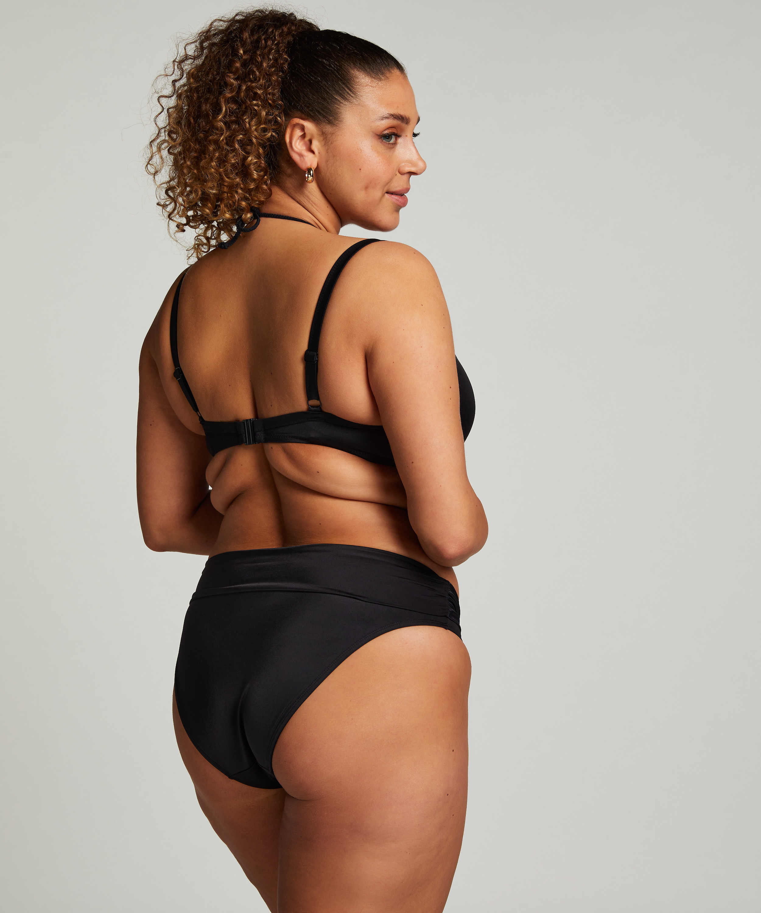 Luxe Rio Bikini Bottoms, Black, main