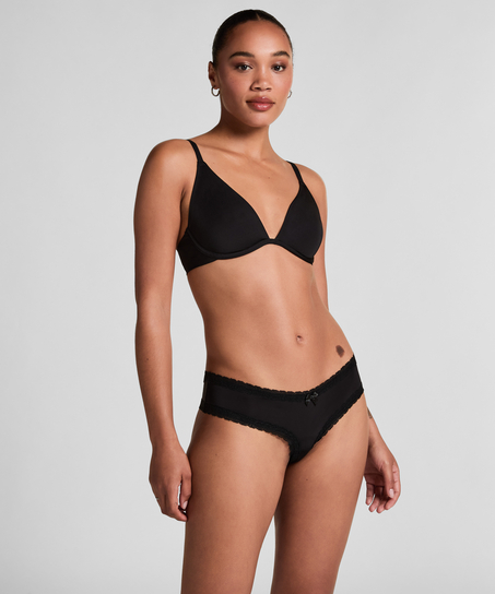 London V-shaped Brazilian, Black