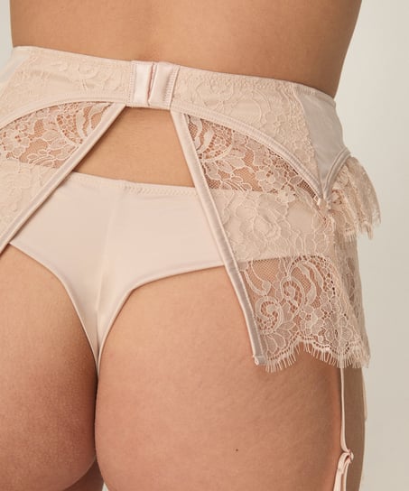Suspender Skirt Sylvia, Beige