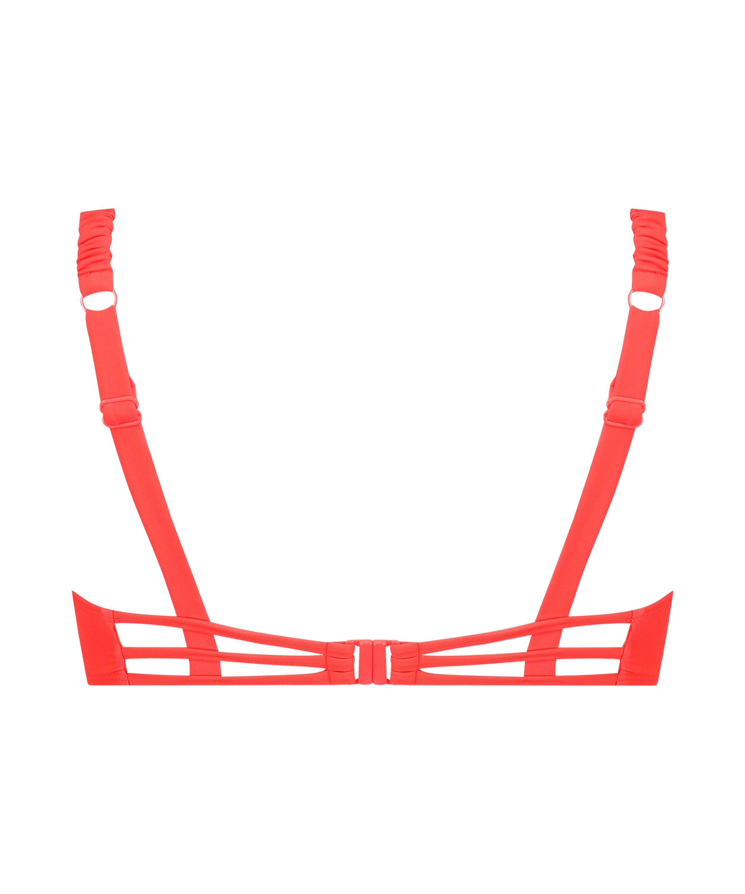 Cairo Padded Underwired Bikini Top, Red, main