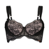 Elissa padded longline underwired bra Lucy Hale, Black