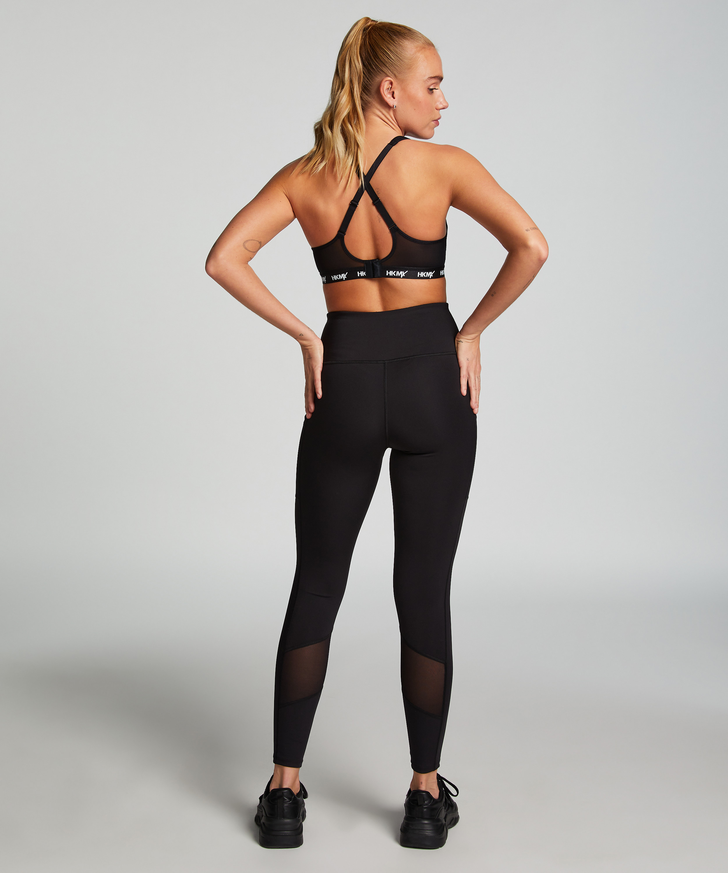 HKMX Oh My Squat High Waisted Leggings, Black, main