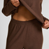 Brushed Jersey Trousers, Brown