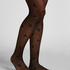 Tights 15 Denier print, Black