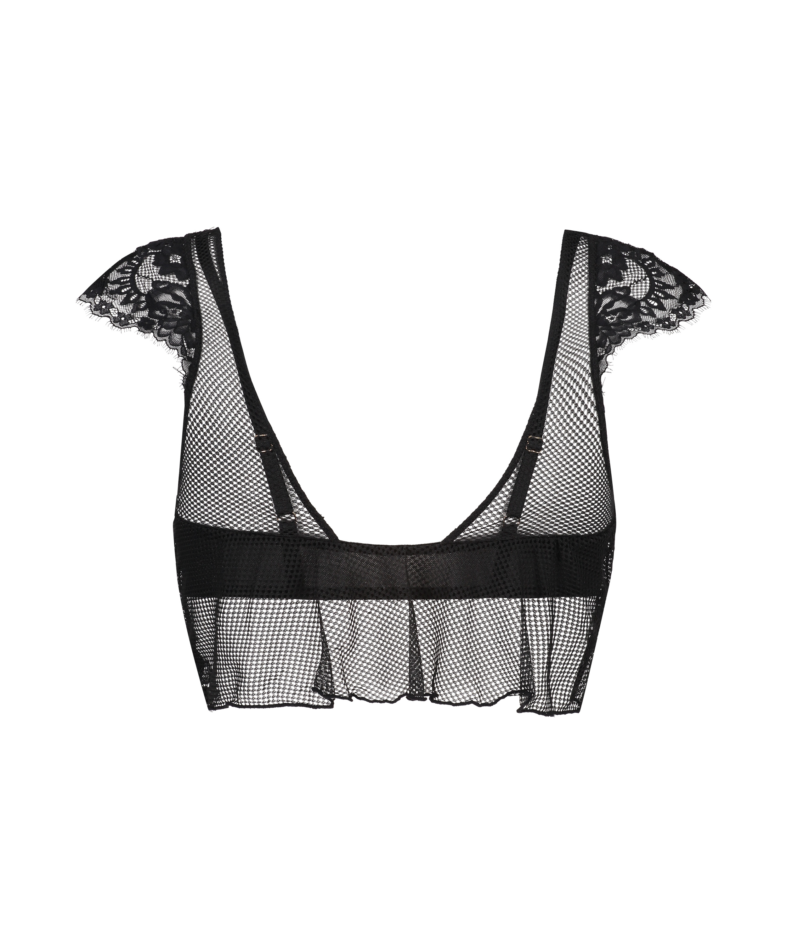 Trixie Non-Padded Underwired Longline Bra, Black, main