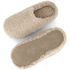 Teddy Mule Slipper, Beige