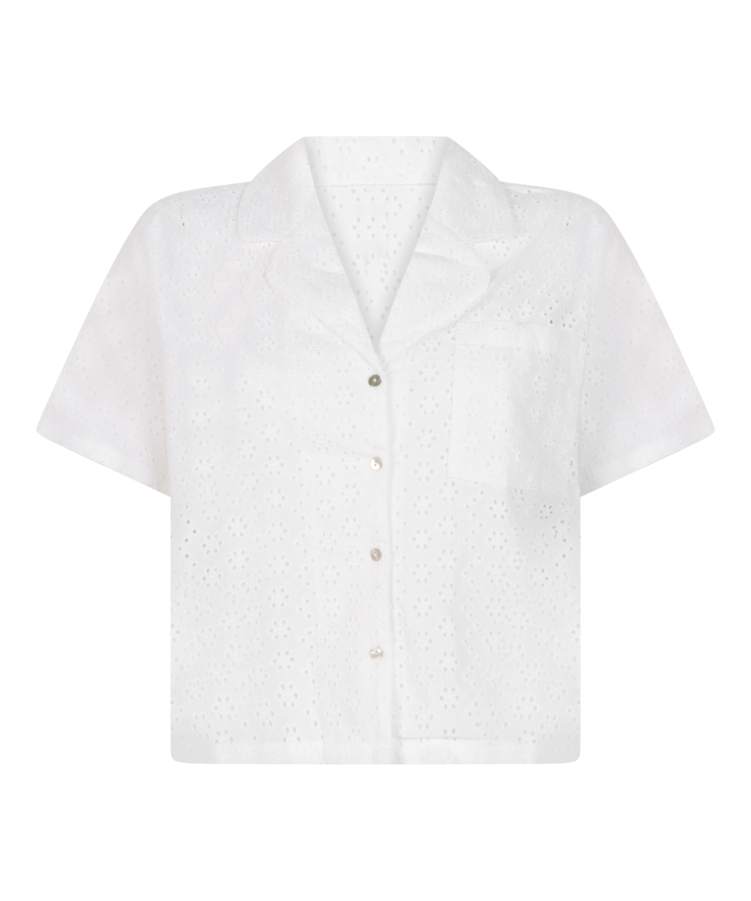 Jacket Broiderie Anglaise, White, main