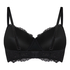 Marine Padded Underwired Bra, Black