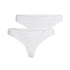 2-pack Angie Thongs, White