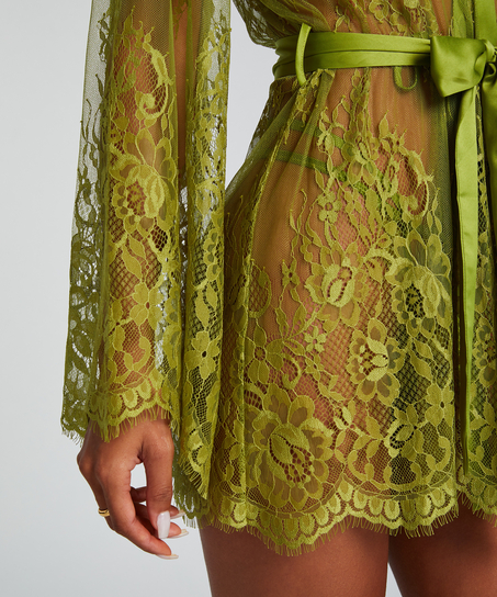 Isabelle Lace Kimono, Green
