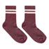Socks Lurex Stripe, Purple
