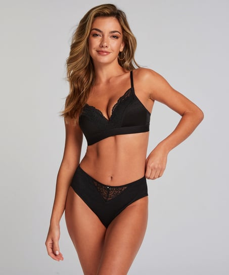 Sophie Padded Non-Underwired Bra, Black