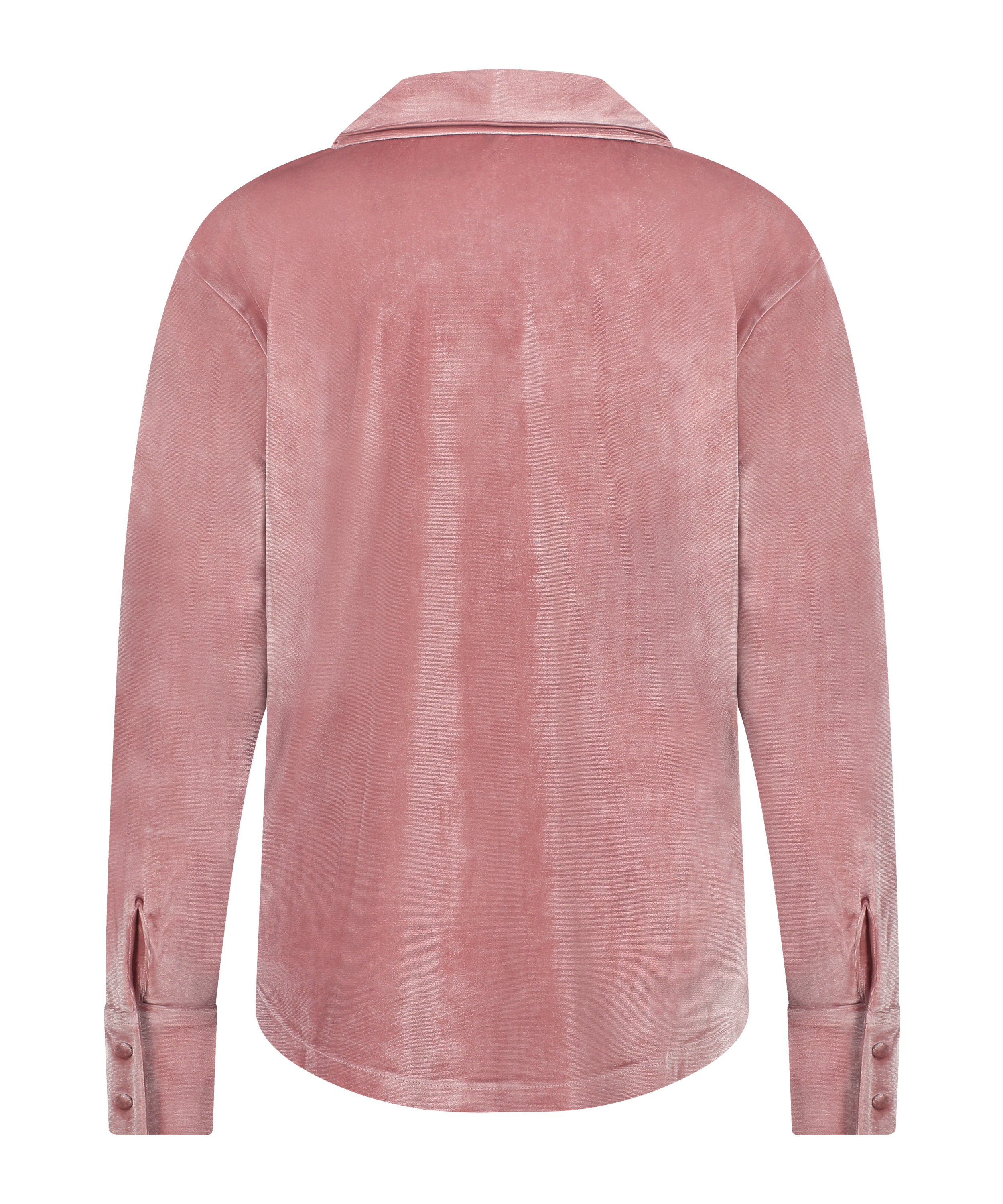 Velours Long-Sleeved Jacket, Purple, main