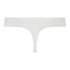 Invisible thong Stripe mesh, White