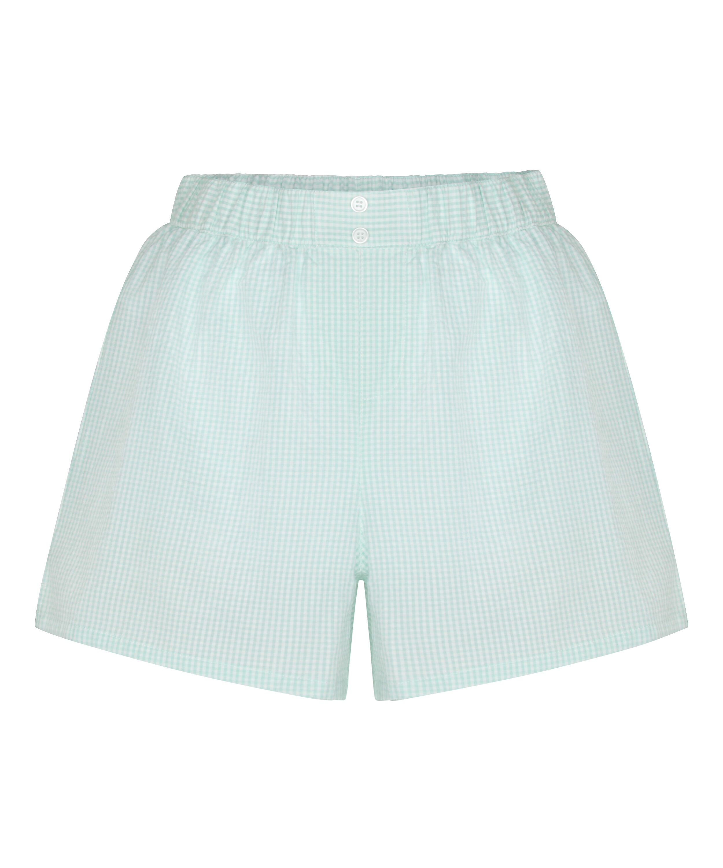 Pyjama Short Seersucker, Green