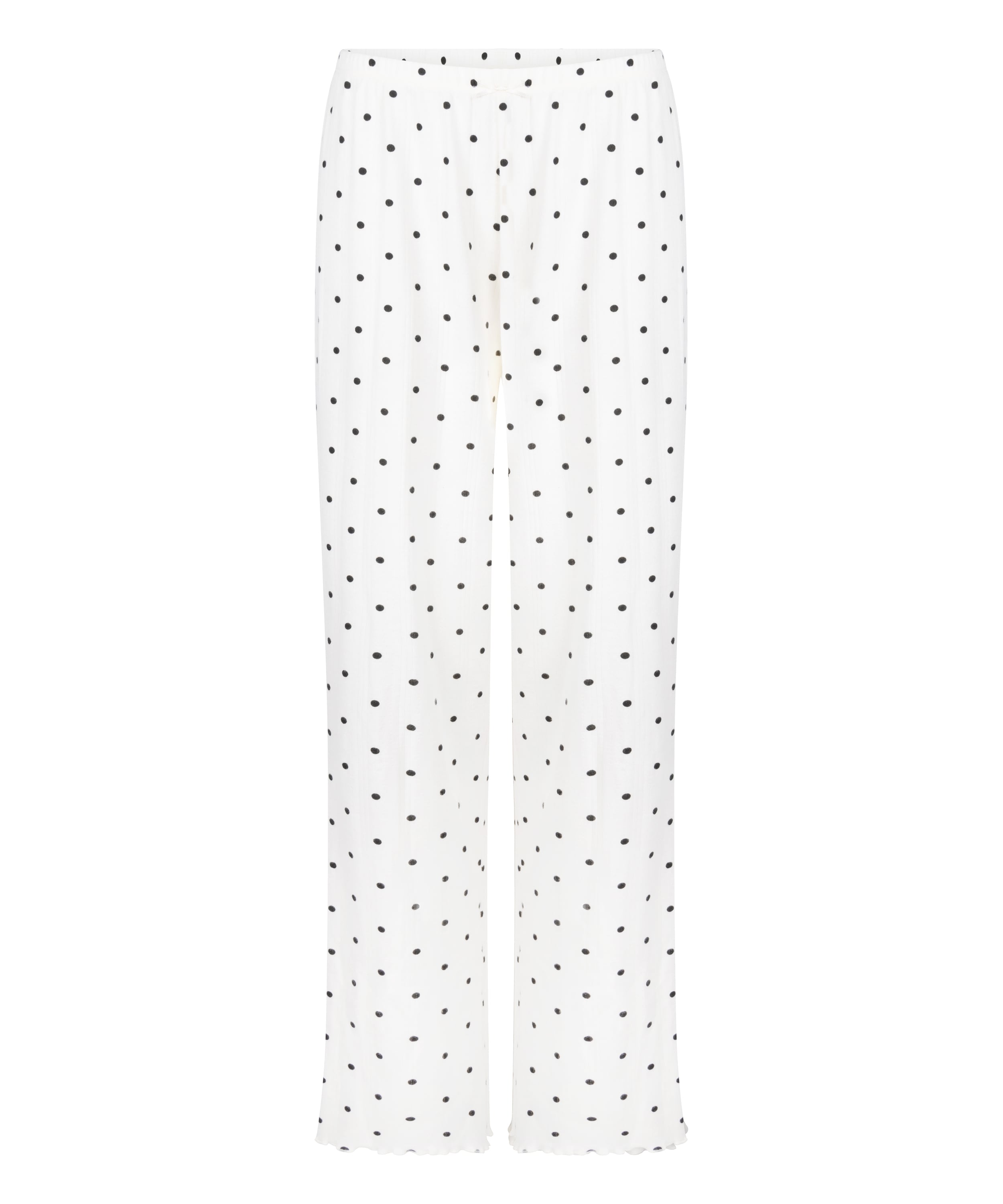 Pyjama Pant Loose Pointelle, White, main