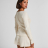 Pointelle Pyjama Top, White