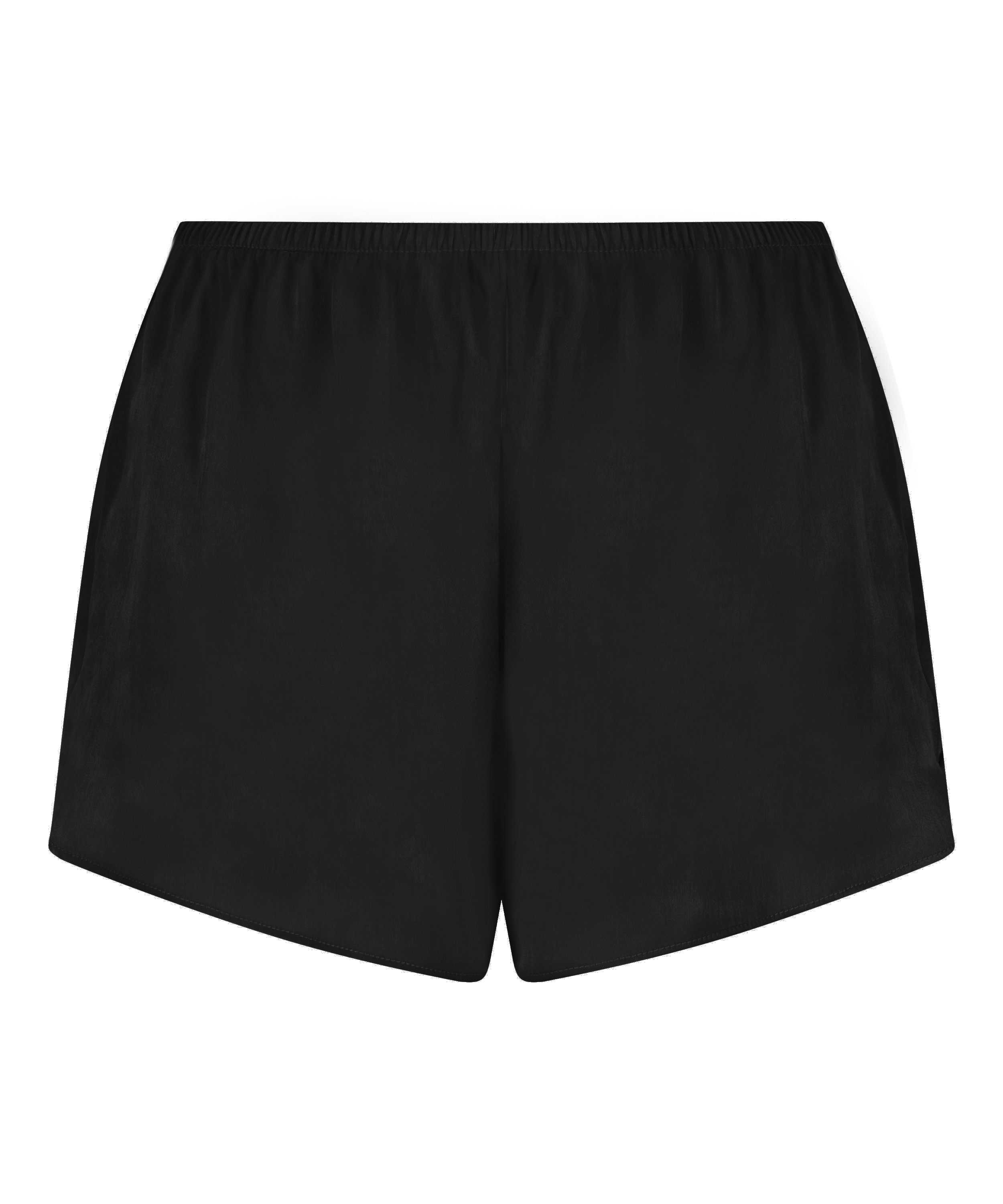 Short Satin Minimal, Black, main