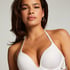 Angie Padded Underwired Push-Up Bra, White