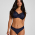 Invisible Lace Back Brazilian, Blue