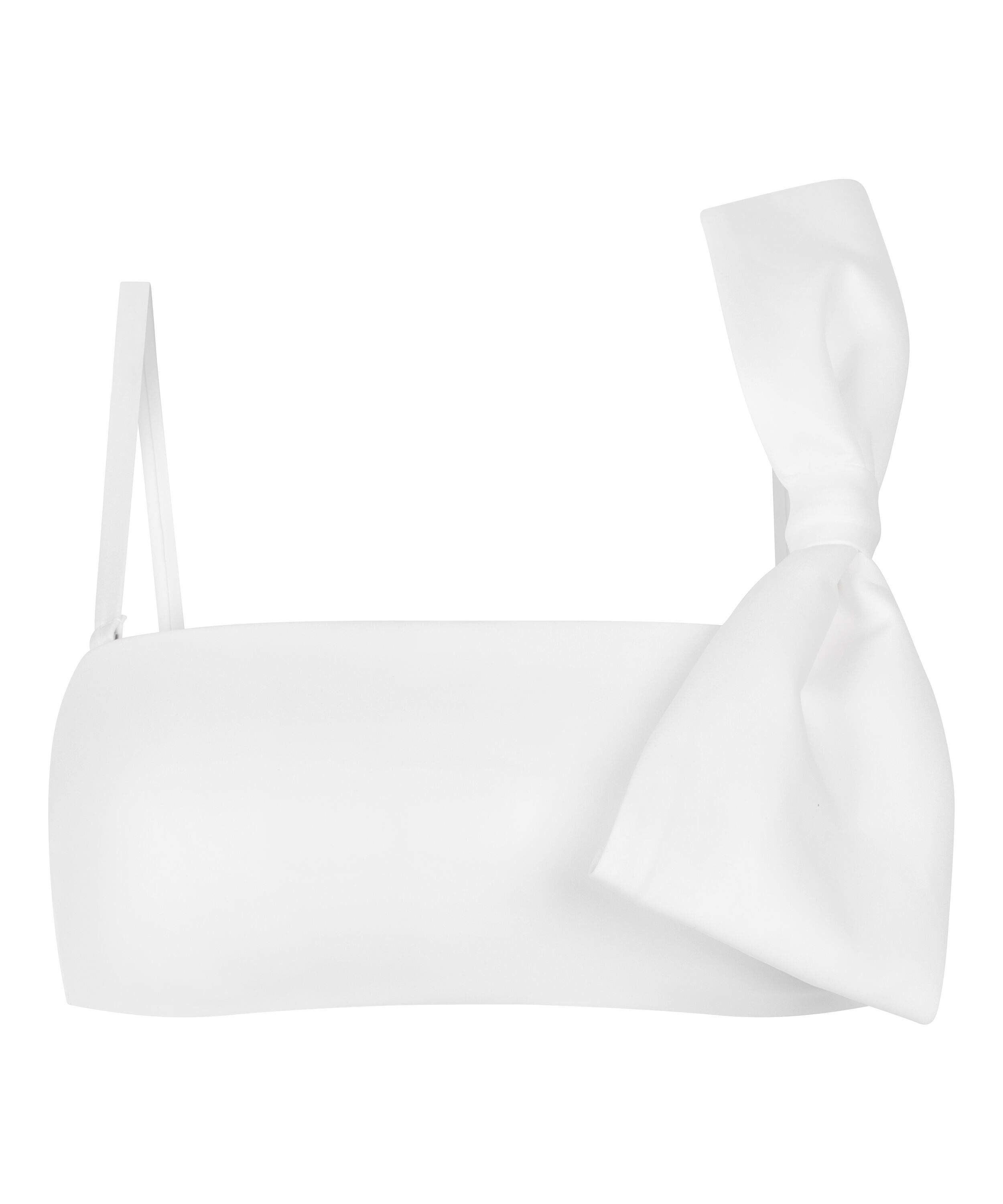 Bandeau Bikini Top Como, White