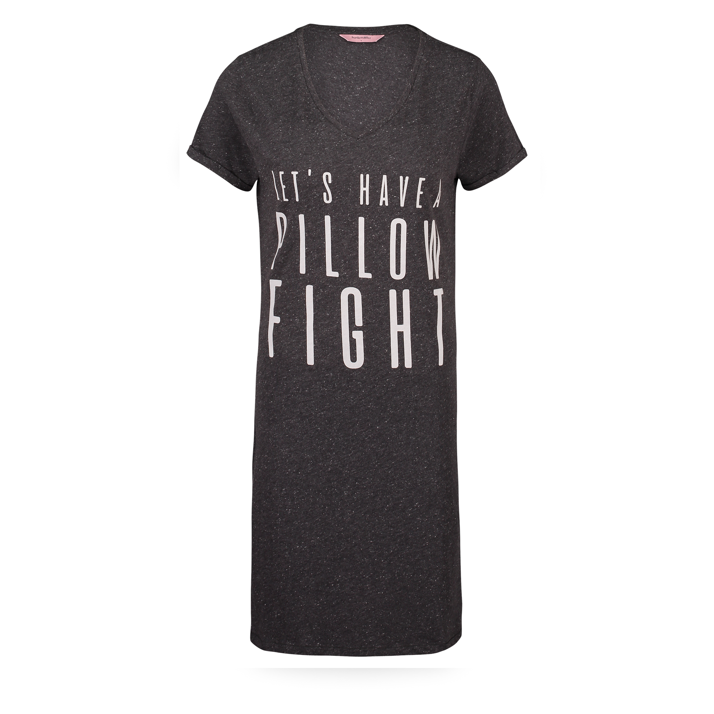 Nightshirt V-neck, Gray, main